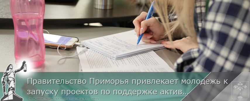 Правительство Приморья привлекает молодежь к запуску проектов по поддержке активного долголетия и увеличению рождаемости, сообщает www.primorsky.ru